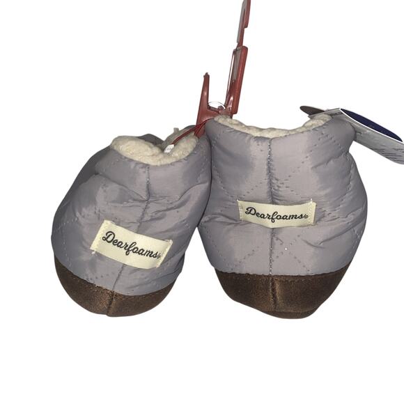 Dearfoams Women’s Gray Shoes/Slippers Size S (5-6) The Original Warm Up - Picture 3 of 7